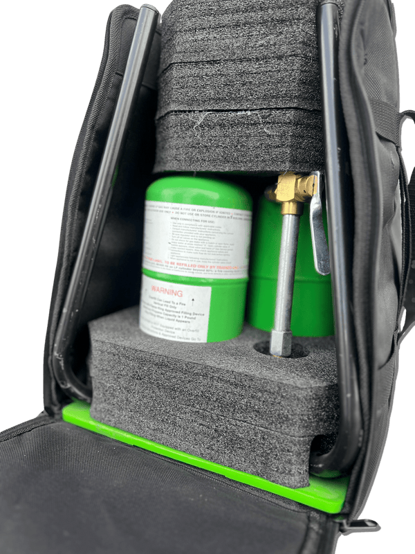Refillable 1LB Propane Travel Kit - HitchFire