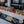 Load image into Gallery viewer, Greige mist party barge cooler holding seafood platter items with ice.
