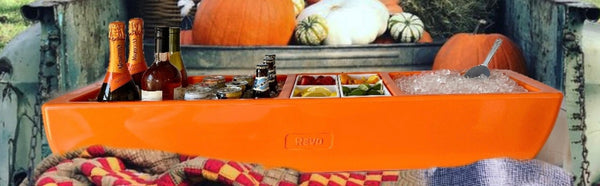 REVO Party Barge Cooler | Orange Burst - HitchFire