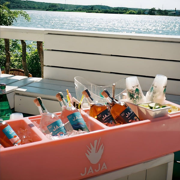 REVO Party Barge Cooler | Pink Coral - HitchFire