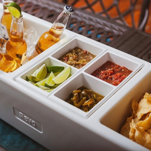 REVO Party Barge Cooler | Polar White - HitchFire