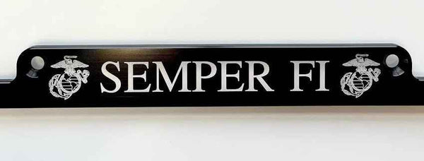 Semper Fi Marine Corps Billet Aluminum License Plate Frame