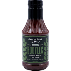 Smoke on Wheels Bootleg Bourbon Infused BBQ Sauce 16 oz.