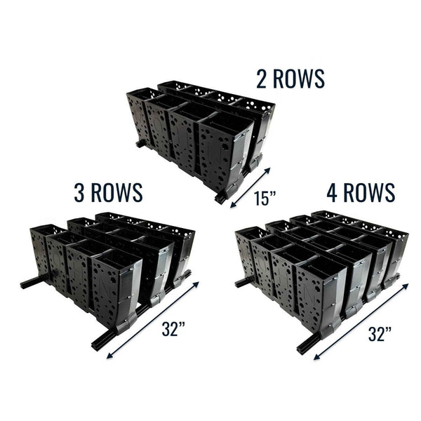 Telluride Ski Storage Rack for Rental Shops | Holds up to 16 Pairs of Skis