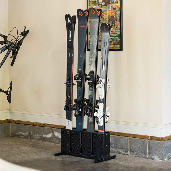 Telluride Ski Storage Rack | Holds 4 Pairs of Skis