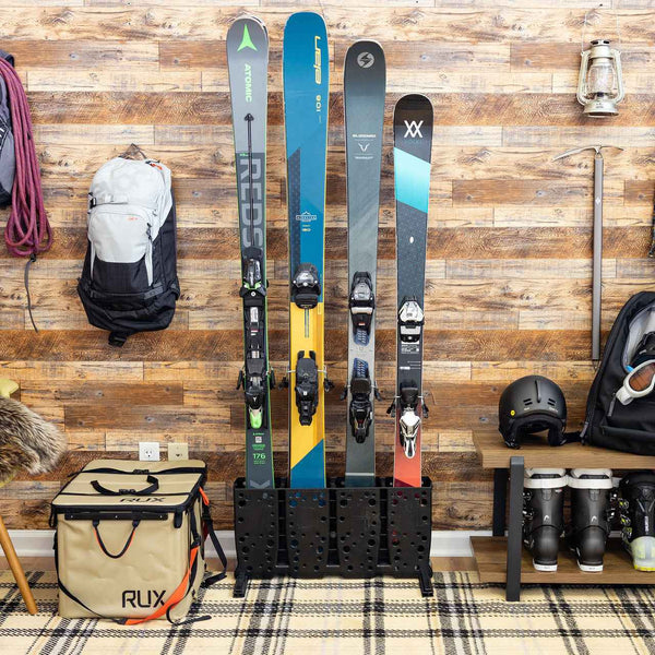 Telluride Ski Storage Rack | Holds 4 Pairs of Skis