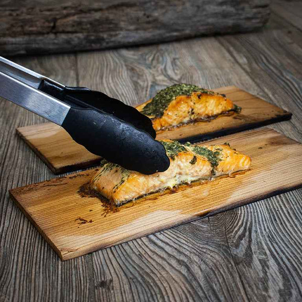 Silicone Tip Grill Tongs Set - 17" & 15"