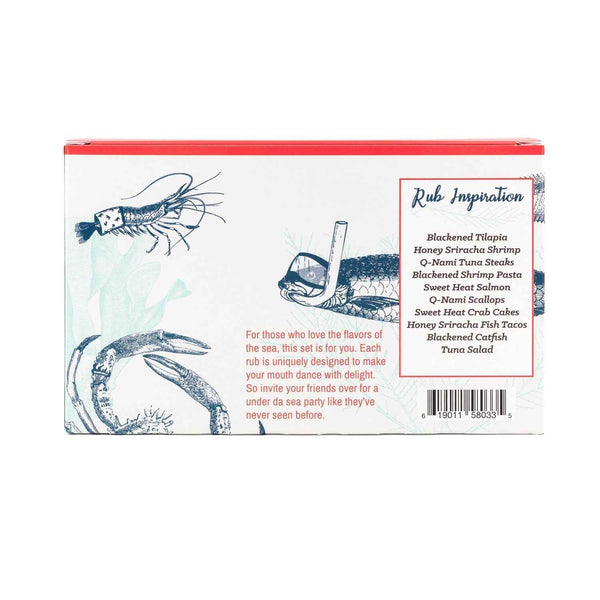 Lane's Best Seafood Rubs 4-Pack Set