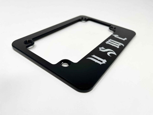 USMC Billet Aluminum Motorcycle License Plate Frame