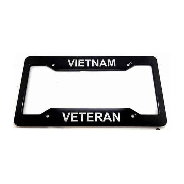 Vietnam Veteran Billet Aluminum License Plate Frame