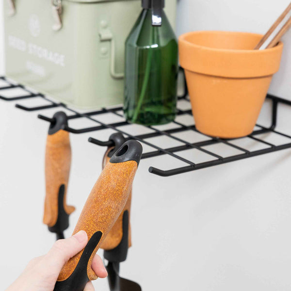 Afton Garden Tool Shelf With Hooks | Holds 40 lbs