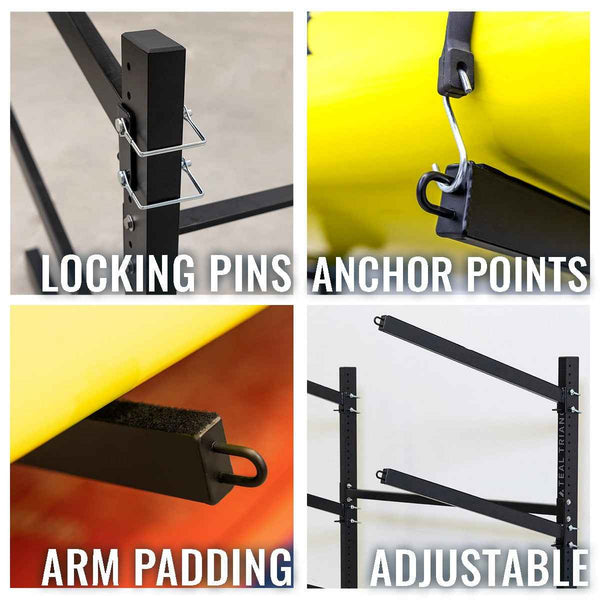 G-Surfboard & SUP Rack | Indoor-Outdoor Storage | 2 Levels