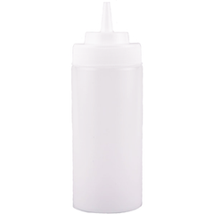 Choice 16 oz. Wide Mouth Squeeze Bottle | (Single Bottle)