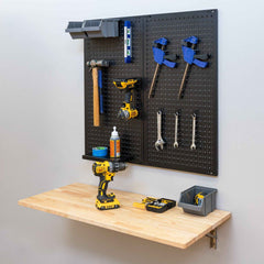 Folding Workbench and Pegboard Workshop Set